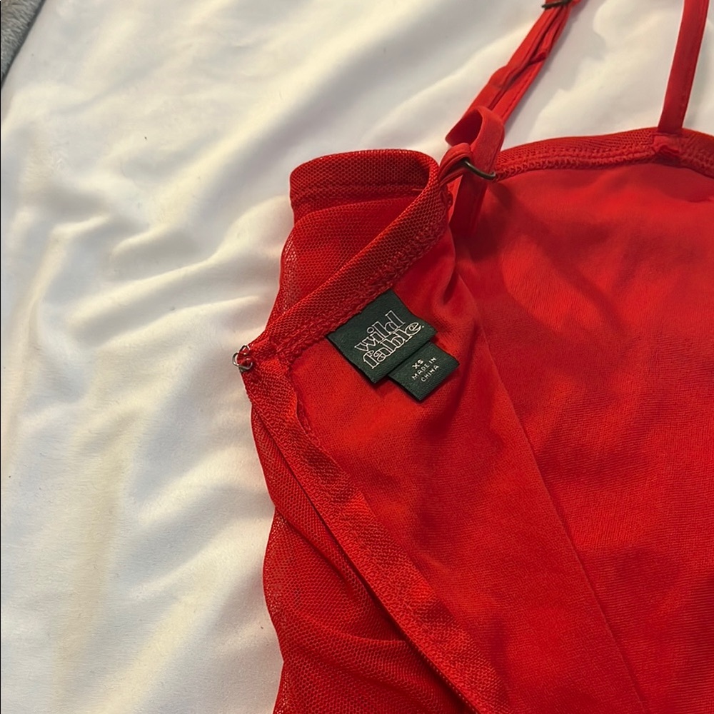 ❤️❤️❤️ Wild Fable Red Ruched Bodycon Dress - Picture 8 of 9
